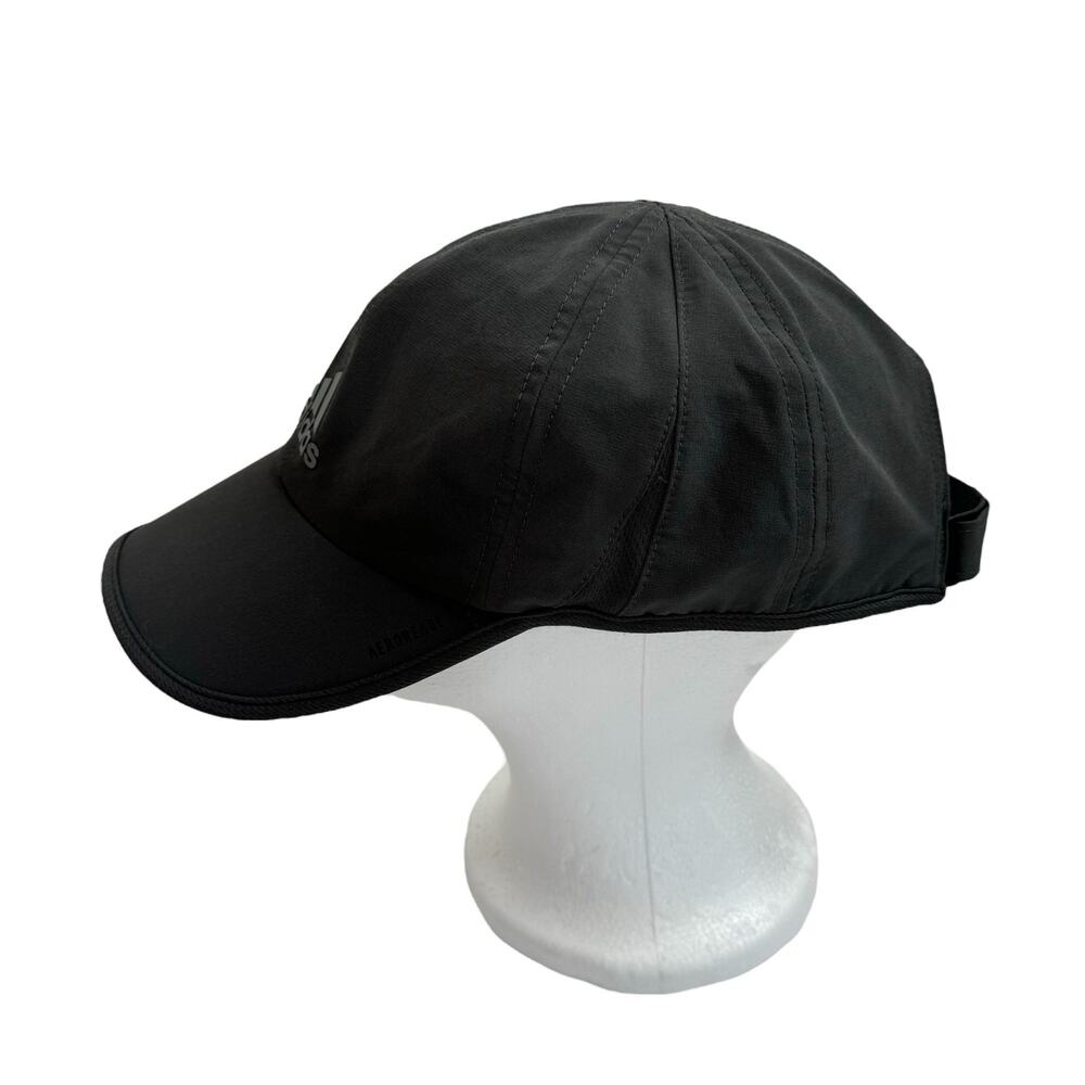 Adidas Aeroready Solid Gray Hat Running Cap Adjus… - image 4